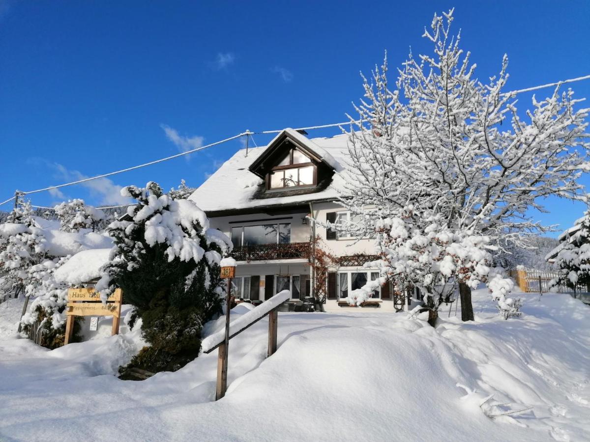 Ferienwohnung Haus Holunder Weißbriach Exterior foto